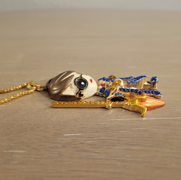 Betsey Johnson Blue Harry Potter Necklace NWT - Picture 3 of 8